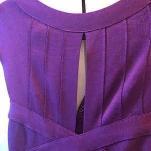 Herve Leger Keyhole Cocktail Dress XS